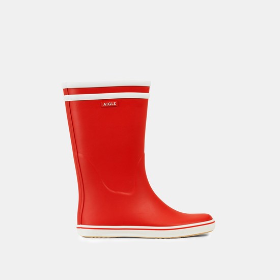 Aigle Rubber Seaside Boots Women Red ZA-81096